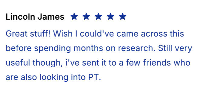 "The AIMA appointment section alone was worth it." Badge: Saved 4+ months